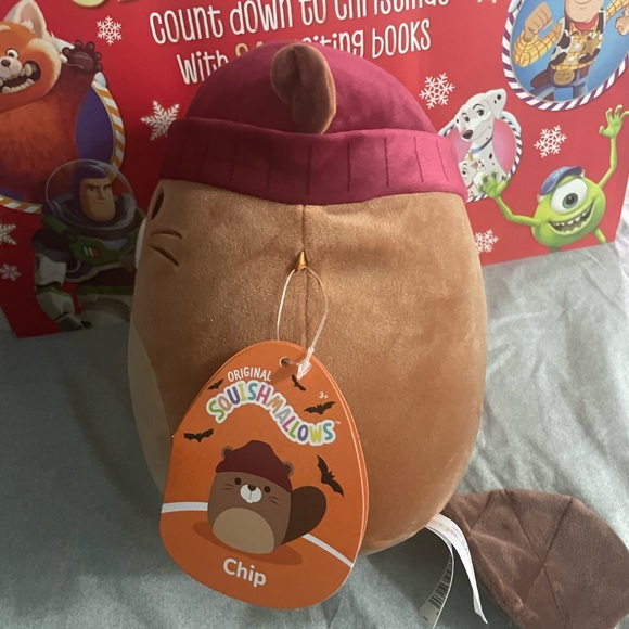 Squishmallows Original Chip The Beaver Soft Plush 8” Toy - Picture 3 of 4